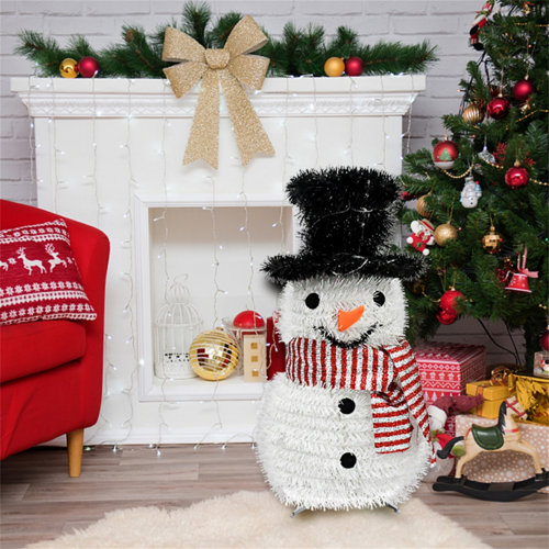 The Holiday Aisle® Snowman Lighted Display Wayfair